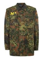 Topman Finds Mens Khaki Topman Finds M*s*h*d Camouflage Print Shacket