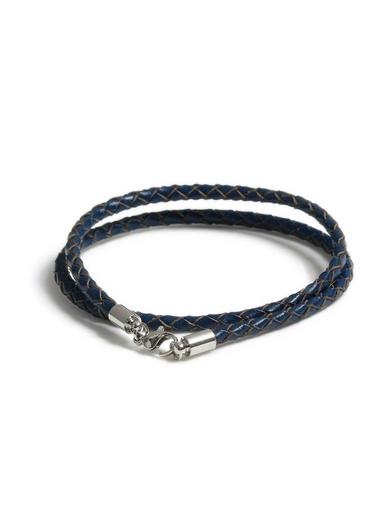 Topman Mens Navy Wrap Bracelet*