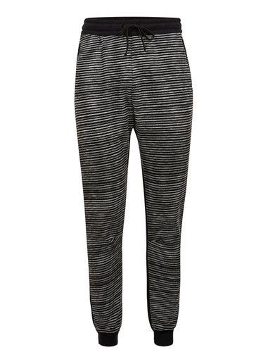 Topman Mens Black Ottoman Jogger
