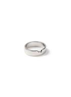 Topman Mens Silver Cracked Band Ring*