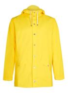 Topman Mens Rains Yellow Lightweight Rain Jacket