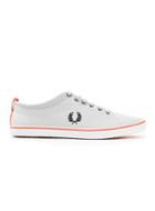 Topman Mens Fred Perry Grey Canvas Sneakers