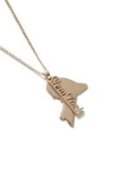 Topman Mens Gold Look New York Tag Necklace*