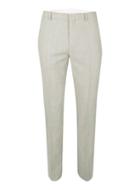 Topman Mens Brown Stone Wool Skinny Fit Suit Pants