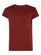 Topman Mens Red Burgundy Muscle Fit Roller T-shirt