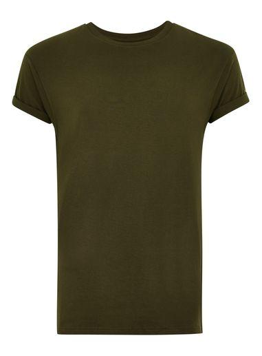 Topman Mens Khaki Roller T-shirt