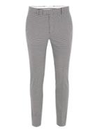 Topman Mens Black And White Houndstooth Ultra Skinny Suit Pants