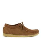 Topman Mens Brown Tan Suede Lace Up Shoes