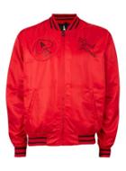 Topman Mens Aaa Red Mind Games Graphic Print Bomber Jacket