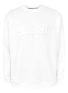 Topman Mens Vision Street Wear White Embossed Super Sweatshirt