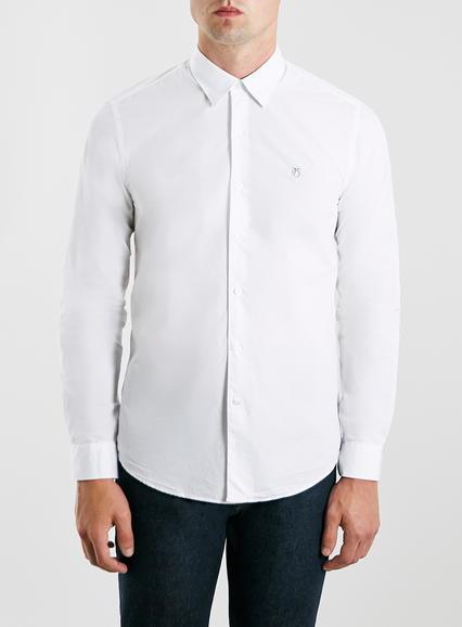 Topman Mens Peter Werth White Button Down Shirt