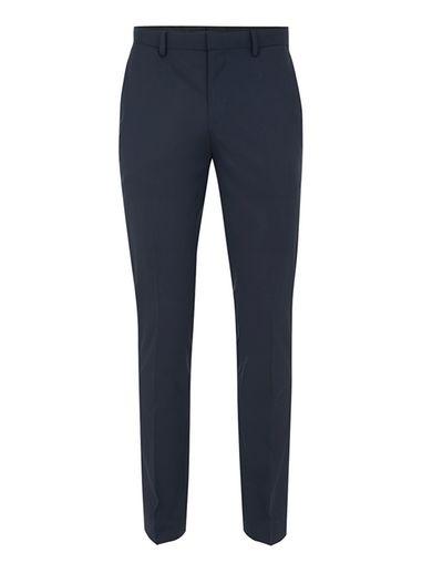 Topman Mens Navy Skinny Fit Smart Pants