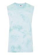 Topman Mens Blue Washed Turquoise Wash Tank