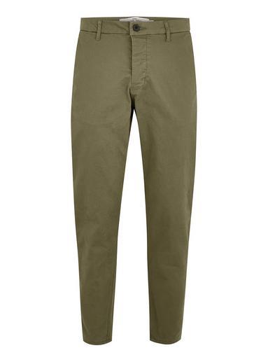 Topman Mens Khaki Relaxed Tapered Chinos