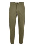 Topman Mens Khaki Relaxed Tapered Chinos