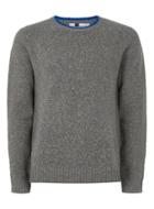 Topman Mens Grey Gray Tweed Sweater