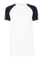 Topman Mens Grey White Longline T-shirt