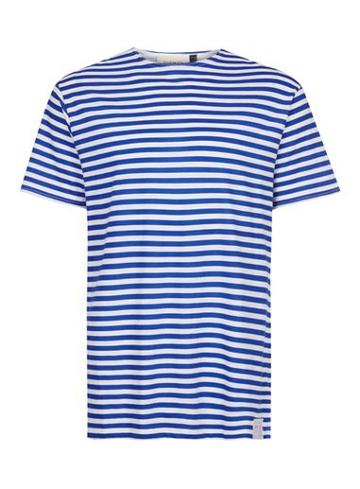 Topman Mens Topman Finds Blue Breton Stripe Top