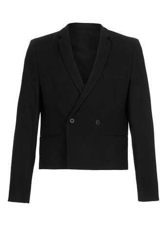 Topman Black Cropped Blazer
