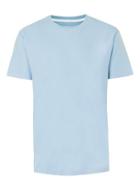 Topman Mens Ltd Light Blue Woven T-shirt