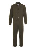 Topman Mens Olive Green Boiler Suit