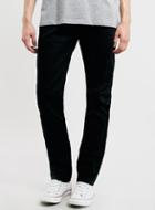 Topman Mens Black Vintage Slim Jeans - 26r