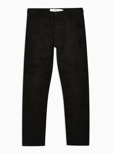 Topman Mens Multi Camouflage Tapered Trousers