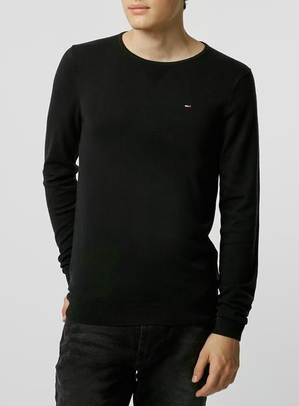 Topman Mens Tommy Hilfiger Black Sweater