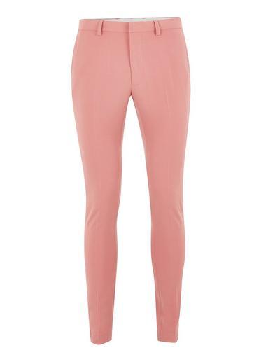 Topman Mens Pink Dusty Rose Spray On Suit Pants