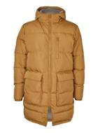 Topman Mens Yellow Ltd Mustard Premium Duck Down Longline Puffer Jacket