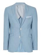 Topman Mens Selected Homme Light Blue Slim Fit Suit Jacket