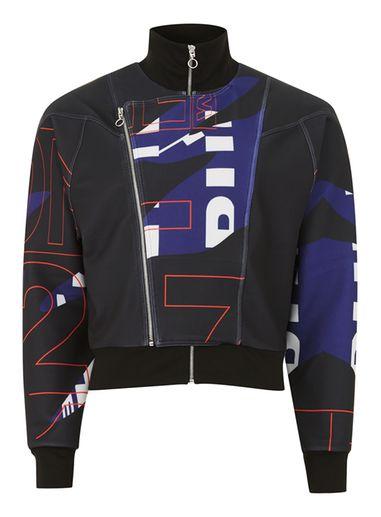 Topman Mens Multi Tmd Printed Track Top