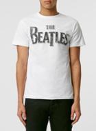 Topman Mens White Amplified Beatles Logo T-shirt*