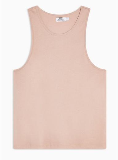 Topman Mens Pink Slim Vest