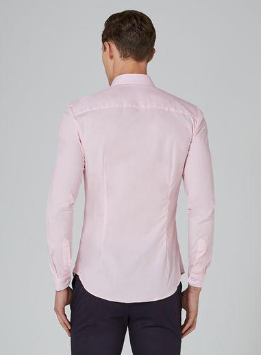 Topman Mens Pink Muscle Fit Shirt