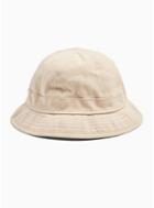 Topman Mens Off White Dome Bucket Hat
