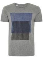 Topman Mens Grey Selected Homme Gray Box Print T-shirt