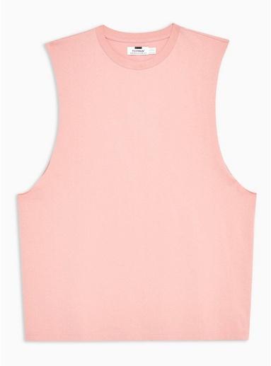 Topman Mens Pink Wash Vest