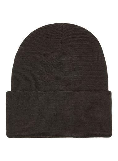 Topman Mens Dark Brown Skater Beanie
