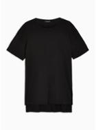Selected Homme Mens Selected Homme Black Crew Neck T-shirt
