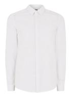 Topman Mens White Embroidered Shirt