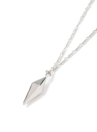 Topman Mens Silver Spike Necklace*
