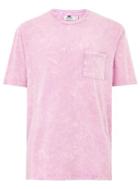Topman Mens Pink Acid Wash Oversized T-shirt