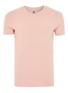 Topman Mens Pink Ultra Muscle V Neck T-shirt