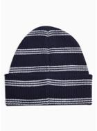 Topman Mens Multi Navy Stripe Beanie