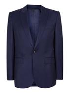 Topman Mens Charlie Casely-hayford X Topman Blue Twill Skinny Wedding Suit Jacket