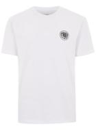 Topman Mens Vision Street Wear White 'fish Eye' Essential T-shirt