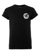 Topman Mens Black Volts Print Roller T-shirt