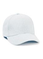 Topman Mens Premium Blue Curved Peak Cap