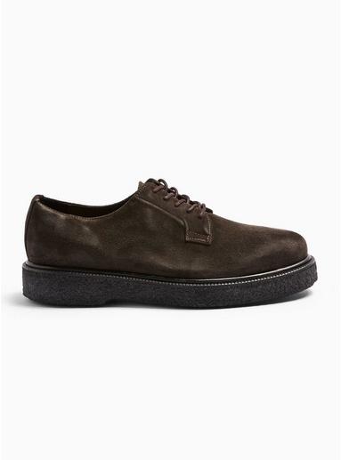 Selected Homme Mens Selected Homme Brown Suede Stephan Suede Derby Shoes